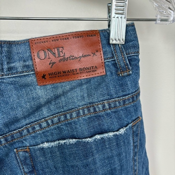 One x One Teaspoon Distressed Jean Sorts Size 25 - Picture 7 of 10